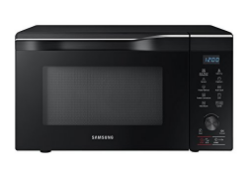 Samsung MC11K7035CG 1.1 cu. ft. Countertop Power Convection Microwave Oven with Sensor and Ceramic Enamel Interior, Black Stainless Steel