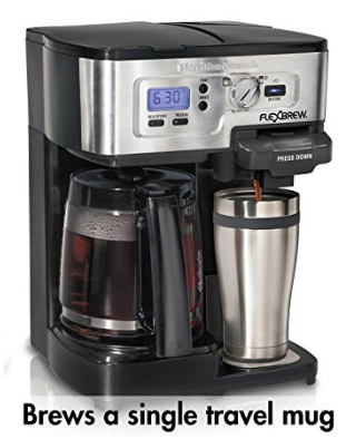 Hamilton Beach FlexBrew Single Serve & Full Pot Coffee Maker (49983A)