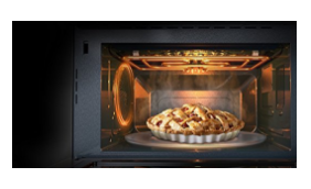 Samsung MC12J8035CT 1.2 cu. ft. Countertop Convection Microwave - Stainless Steel, Black
