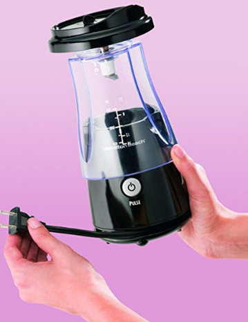 Hamilton Beach Personal Single Serve Blender with Travel Lid, Black (51103)