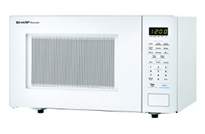 Sharp Microwaves ZSMC1131CW Sharp 1,000W Countertop Microwave Oven, 1.1 Cubic Foot, White