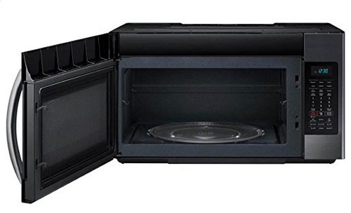 Samsung ME18H704SFG 1.8 Cu. Ft. Black Stainless Steel Over-the-Range Microwave