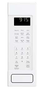 GE PEB9159DJWW Profile 1.5 Cu. Ft. White Countertop Microwave - Convection