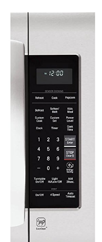 LG LMV2031ST 2.0 Cubic Feet Over-The-Range Microwave Oven, Stainless Steel