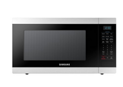 Samsung MS19M8000AS/AA Large Capacity Countertop Microwave Oven with Sensor and Ceramic Enamel Interior, Stainless Steel