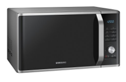 Samsung MS11K3000AS 1.1 cu. ft. Countertop Microwave Oven with Sensor and Ceramic Enamel Interior, Silver Sand