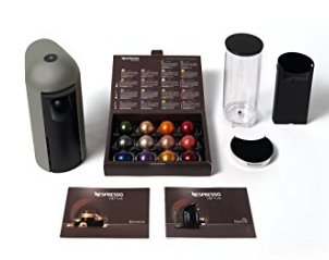 Nespresso VertuoPlus Deluxe Coffee and Espresso Maker by Breville, Black